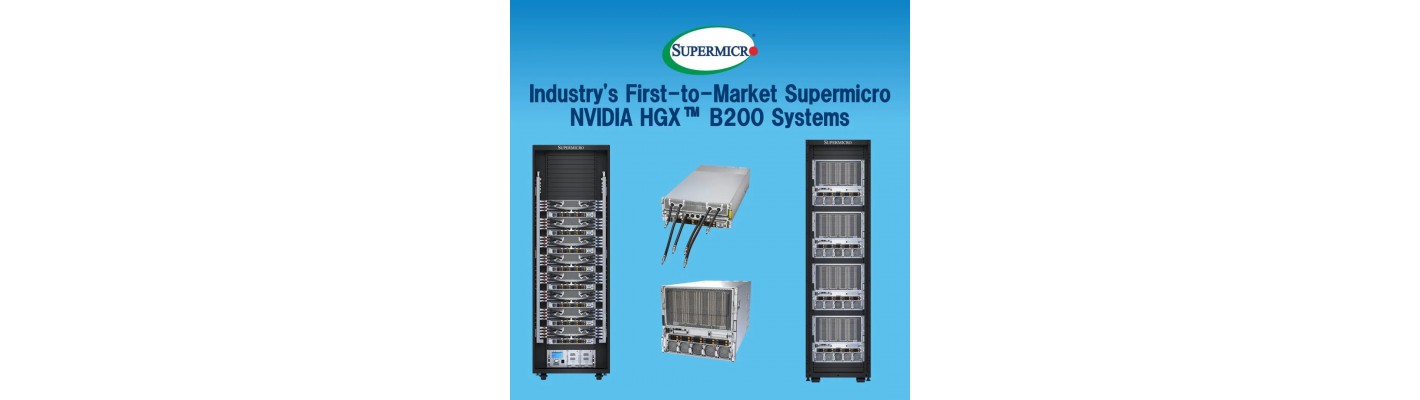 Системы Supermicro NVIDIA HGX™ B200 демонстрируют лидерство в производительности ИИ