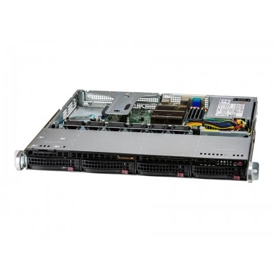 Сервер Supermicro SYS-510T-M, 1U, Xeon E-2300, 4 дисковых отсека