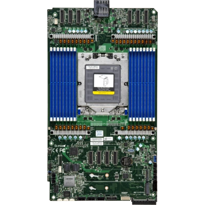 Материнская плата Supermicro H15SPT-G (MBD-H15SPT-G) специальный форм-фактор, AMD EPYC™ 9006 SP7 серия, ECC DDR5
