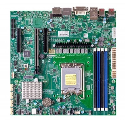 Материнская плата Supermicro X13SAZ-Q (MBD-X13SAZ-Q) Micro-ATX, LGA-1700, количество ядер: до 24C/24T Материнская плата Supermicro X13SAZ-Q (MBD-X13SAZ-Q) Micro-ATX, LGA-1700, количество ядер: до 24C/24T