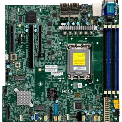 Материнская плата Supermicro X13SCH-LN4F (MBD-X13SCH-LN4F) Micro-ATX, LGA-1700, ECC DDR5