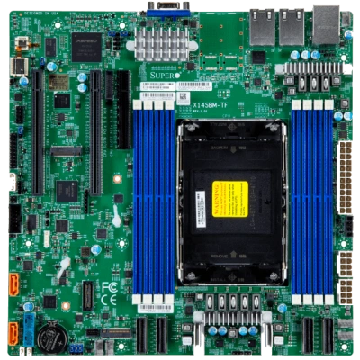 Материнская плата Supermicro X14SBM-TF (MBD-X14SBM-TF) Micro-ATX, LGA-4710, ECC DDR5 Материнская плата Supermicro X14SBM-TF (MBD-X14SBM-TF) Micro-ATX, LGA-4710, ECC DDR5
