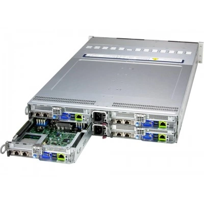 Сервер Supermicro SYS-222BT-HNC8R 2U, LGA-4710, ECC DDR5