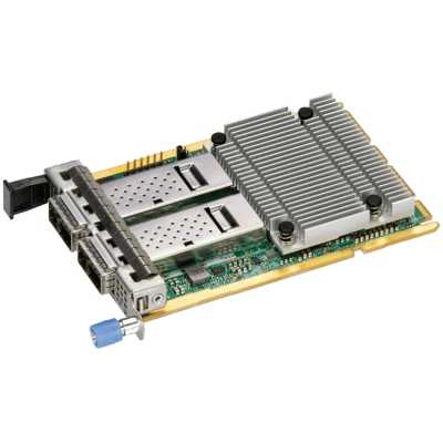 Сетевой адаптер Supermicro AOC-A100GT2-B2CM Сетевой адаптер Supermicro AOC-A100GT2-B2CM