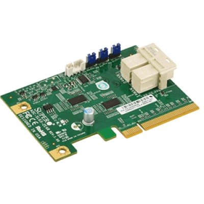 Адаптер NVMe Supermicro AOC-SLG3-2E4R порты и скорость: 3 Адаптер NVMe Supermicro AOC-SLG3-2E4R порты и скорость: 3