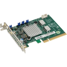 Supermicro AOC-SLG3-2E4T адаптер nvme порты и скорость: 3