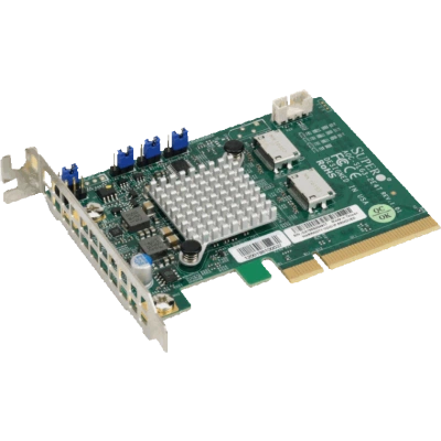 Адаптер NVMe Supermicro AOC-SLG3-2E4T порты и скорость: 3 Адаптер NVMe Supermicro AOC-SLG3-2E4T порты и скорость: 3