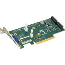 Supermicro AOC-SLG3-2M2 адаптер nvme порты и скорость: 3