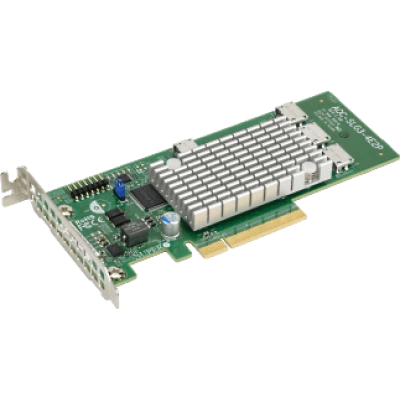 Адаптер NVMe Supermicro AOC-SLG3-4E2P порты и скорость: 3 Адаптер NVMe Supermicro AOC-SLG3-4E2P порты и скорость: 3