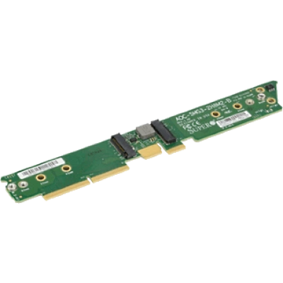 Адаптер NVMe Supermicro AOC-SMG3-2H8M2-B порты и скорость: 3 Адаптер NVMe Supermicro AOC-SMG3-2H8M2-B порты и скорость: 3