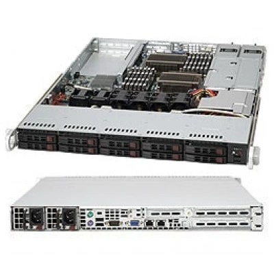 Серверный корпус Supermicro CSE-116TQ-R700UB 1U, до 750W, до 700W Серверный корпус Supermicro CSE-116TQ-R700UB 1U, до 750W, до 700W