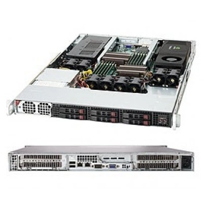 Серверный корпус Supermicro CSE-118G-1400B 1U, высота: 1.7" (43 mm), ширина: 17.2" (437 mm)
