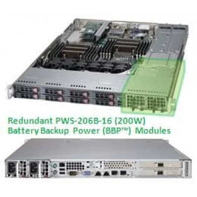 Серверный корпус Supermicro CSE-119XTQ-BR700WB 1U, до 700W, высота: 1.7" (43 mm) Серверный корпус Supermicro CSE-119XTQ-BR700WB 1U, до 700W, высота: 1.7" (43 mm)