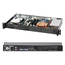 Supermicro CSE-502-200B серверный корпус Mini 1U/Micro-ATX