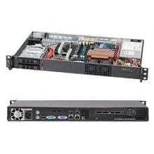Supermicro CSE-510T-203B серверный корпус Mini 1U/Micro-ATX