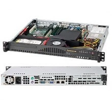 Supermicro CSE-512-260B серверный корпус Mini 1U/ATX