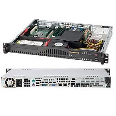 Серверный корпус Supermicro CSE-512-260B Mini 1U/ATX, до 260W, высота: 1.7" (43 mm) Серверный корпус Supermicro CSE-512-260B Mini 1U/ATX, до 260W, высота: 1.7" (43 mm)