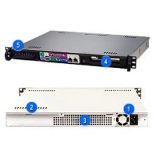 Supermicro CSE-513F-350B серверный корпус Mini 1U/ATX