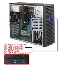 Supermicro CSE-732D4F-865B серверный корпус E-ATX/ATX/Micro-ATX/Tower