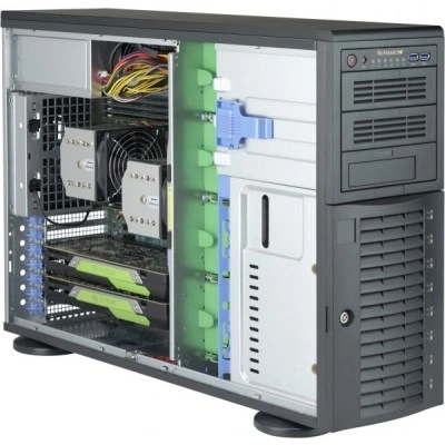 Серверный корпус Supermicro CSE-743AC-1K26B-SQ 4U/E-ATX/ATX, до 1200W, высота: 17.8" (452 mm)