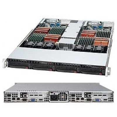 Серверный корпус Supermicro CSE-808T-780B 1U, до 780W, до 700W