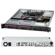 Supermicro CSE-811TQ-441B серверный корпус 1U/Micro-ATX