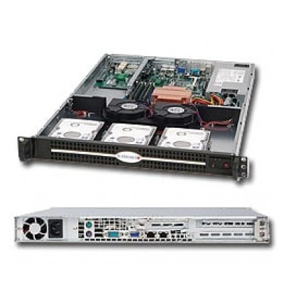 Серверный корпус Supermicro CSE-812L-600UB 1U/E-ATX, до 680W, до 600W