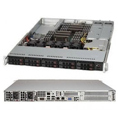 Серверный корпус Supermicro CSE-813TQ-520C 1U, до 750W, до 700W Серверный корпус Supermicro CSE-813TQ-520C 1U, до 750W, до 700W