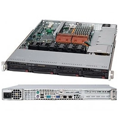 Серверный корпус Supermicro CSE-815TQ-710UB 1U/E-ATX, до 710W, высота: 1.7" (43 mm) Серверный корпус Supermicro CSE-815TQ-710UB 1U/E-ATX, до 710W, высота: 1.7" (43 mm)