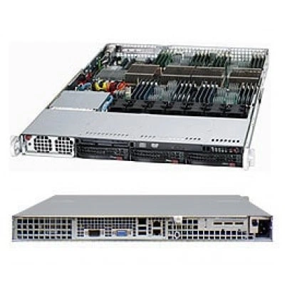 Серверный корпус Supermicro CSE-818A-1400LPB 1U/E-ATX, до 1400W, до 1200W
