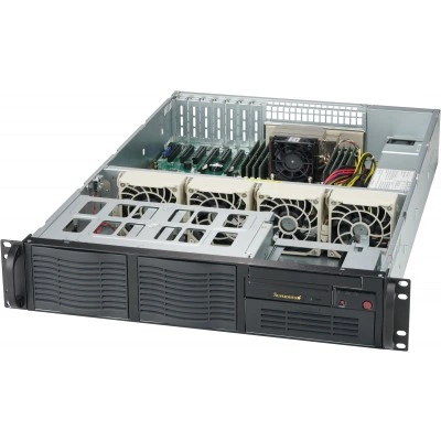 Серверный корпус Supermicro CSE-822i-333LPB 2U/ATX, до 380W, до 330W