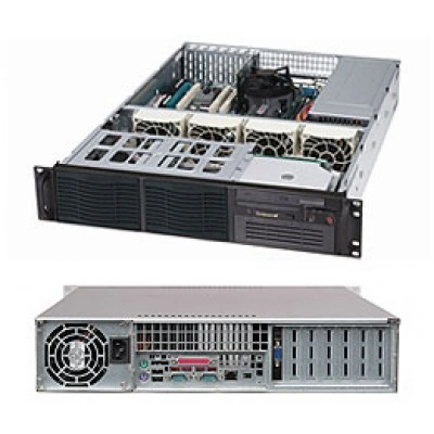 Серверный корпус Supermicro CSE-822i-400LPB 2U/E-ATX/ATX, до 400W, высота: 3.5" (89 mm)