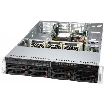 Серверный корпус Supermicro CSE-825BTQC-R609WB 2U, до 650W, высота: 3.5" (89 mm)