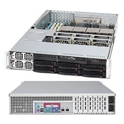 Серверный корпус Supermicro CSE-828TQ-R1000LPB 2U, до 1000W, высота: 3.5" (89 mm)
