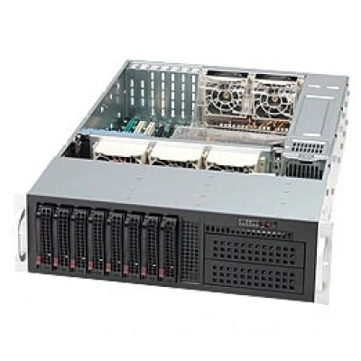 Серверный корпус Supermicro CSE-835TQC-R802B 3U/E-ATX/ATX, до 800W, высота: 5.2" (132 mm)