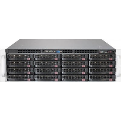 Серверный корпус Supermicro CSE-836BE2C-R609JBOD 3U, до 650W, высота: 5.2" (132 mm) Серверный корпус Supermicro CSE-836BE2C-R609JBOD 3U, до 650W, высота: 5.2" (132 mm)