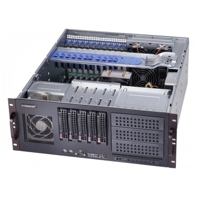 Серверный корпус Supermicro CSE-842XTQC-R862B 4U/ATX, высота: 7" (178 mm), ширина: 17.2" (437 mm)