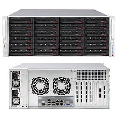 Серверный корпус Supermicro CSE-846BE2C-R1K23B 4U/ATX/E-ATX, до 1200W, высота: 7" (178 mm)