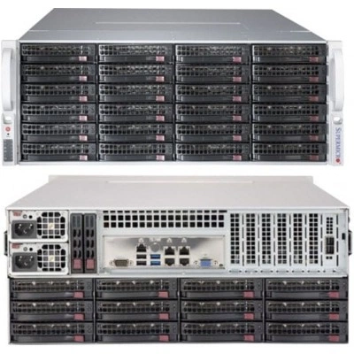 Серверный корпус Supermicro CSE-847BE1C12-R1K23LPB5 4U/ATX/Micro ATX, до 1200W, высота: 7" (178 mm)