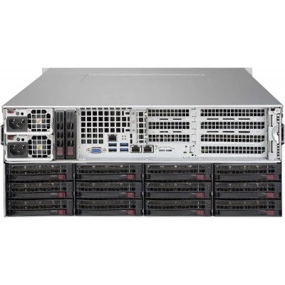 Серверный корпус Supermicro CSE-847BE2C-R1K23WB 4U, до 1200W, высота: 7" (178 mm)