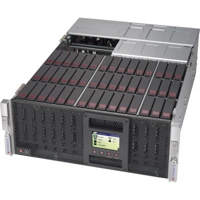 Серверный корпус Supermicro CSE-946LE1C-R1K66JBOD 4U, до 1600W, высота: 7" (178 mm)