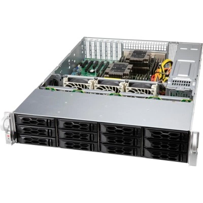 Серверный корпус Supermicro CSE-LA26E1C4-R802LP1 2U/ATX/E-ATX, до 800W, высота: 3.5" (89 mm)