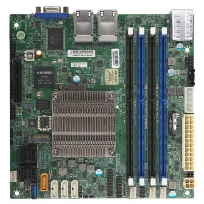 Материнская плата Supermicro A2SDi-8C-HLN4F (MBD-A2SDi-8C-HLN4F) Mini-ITX, FCBGA-1310, DDR4 Материнская плата Supermicro A2SDi-8C-HLN4F (MBD-A2SDi-8C-HLN4F) Mini-ITX, FCBGA-1310, DDR4