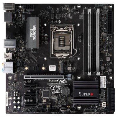 Материнская плата Supermicro C7B360-CB-M (MBD-C7B360-CB-M) microATX, LGA-1151, DDR4