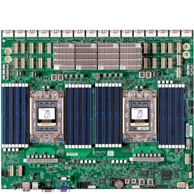 Материнская плата Supermicro H12DGQ-NT6 (MBD-H12DGQ-NT6) специальный форм-фактор, SP3, ECC DDR4