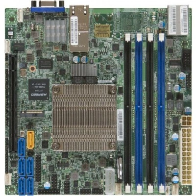 Материнская плата Supermicro X10SDV-2C-TLN2F (MBD-X10SDV-2C-TLN2F) Mini-ITX, FCBGA1667, DDR4