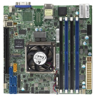 Материнская плата Supermicro X10SDV-8C+-LN2F (MBD-X10SDV-8C+-LN2F) Mini-ITX, FCBGA1667, DDR4