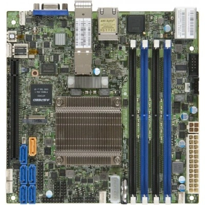 Материнская плата Supermicro X10SDV-8C-TLN4F+ (MBD-X10SDV-8C-TLN4F+) Mini-ITX, FCBGA1667, DDR4