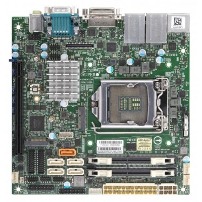 Материнская плата Supermicro X11SCV-Q (MBD-X11SCV-Q) Mini-ITX, LGA-1151, DDR4