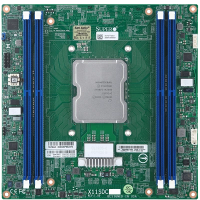 Материнская плата Supermicro X11SDC-8C (MBD-X11SDC-8C) Intel® Xeon® процессор D-2146NT, ECC DDR4, количество ядер: до 8 ядра, 16 потоки / 11MB кэш